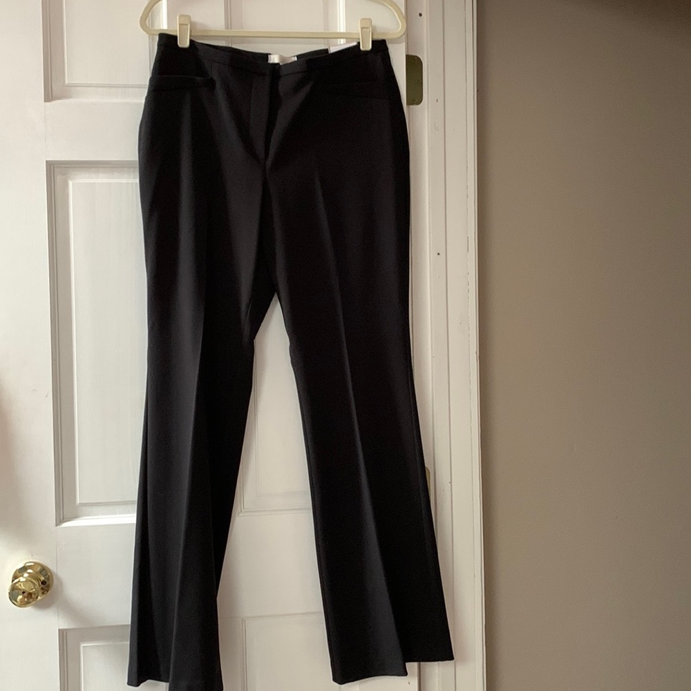 NWT- Chico’s Metro Wide Leg Trouser black size 1